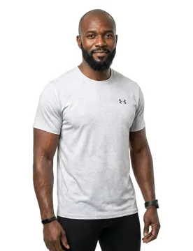 T-shirt à Manches Courtes Vanish Elite Vent Printed Halo Gray / Black S - Under armour - FashionsVida