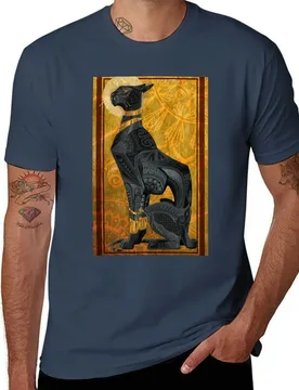 Black Ornamental Sphynx- Art Deco T-Shirt Comfortable Daily Wear Tee - Aliexpress - FashionsVida