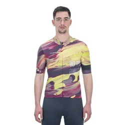 Maglia A Maniche Corte Blackline Art Pattern