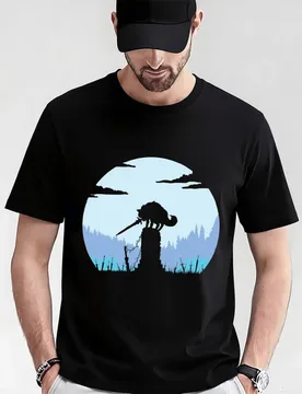 Sif Wolf Knight Artorias The Abysswalker Gift T-shirt 0604 Dark Souls Praise the sun Graphic clothes Retro Bloodborne Game Tee - Aliexpress - FashionsVida