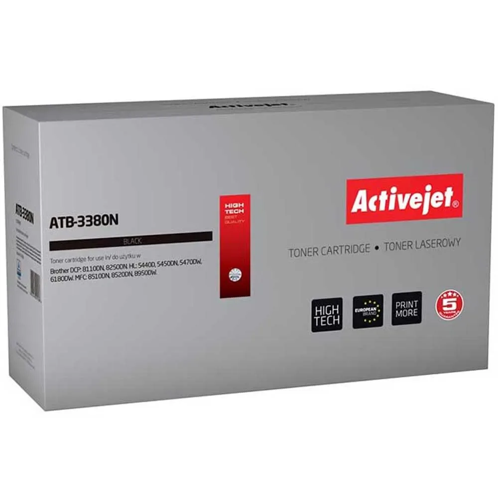 Toner Atb-3380n Black One Size unisex - ActiveJet - FashionsVida
