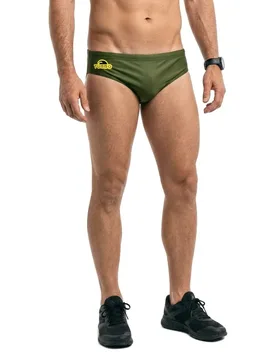 H20 Swimming Brief Khaki S Men - TURBO - FashionsVida