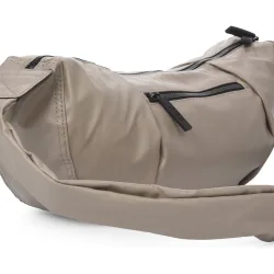 Bandolera wave color taupe de mujer