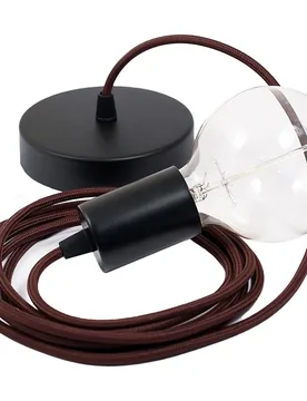 Cables Suspension Luminaire Rm13 50 Cm Brown / Black One Size - Creative - FashionsVida