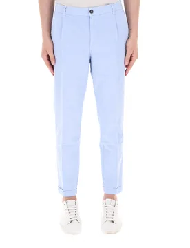 Pantalone chino AZZURRO OXFORD 50 - 40weft - FashionsVida