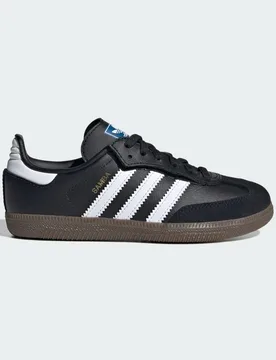Scarpe Samba OG Comfort Closure Elastic Lace bambini 31 1/2 Core Black / Cloud White / Gum - Adidas - FashionsVida