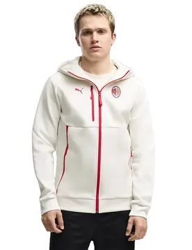 Sweat-shirt à Zip Ac Milan 26/27 Tech Vapor Gray S - Puma - FashionsVida