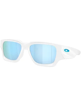 Lunettes de soleil polarisantes - Instagator Matte White/Prizm Deep Water Polar - Blanc - Oakley - FashionsVida