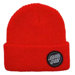 Bonnet Outline Dot Red One Size Homme