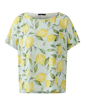 OUÍ T-Shirt gelb 38 damen - Oui - FashionsVida