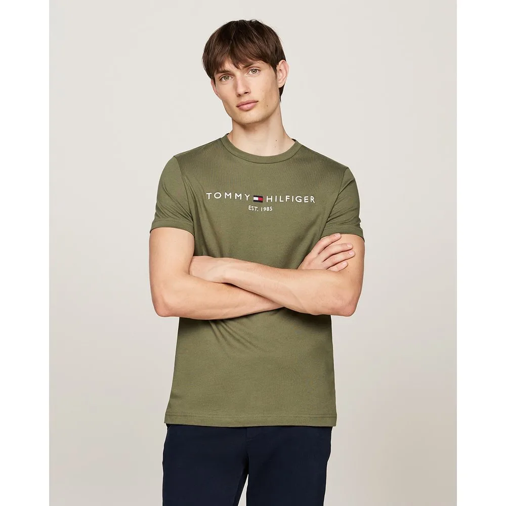 Camiseta de hombre roja de manga corta - Tommy Hilfiger - FashionsVida