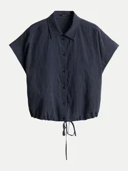 Streifenbluse Flaneta Schwarz 42