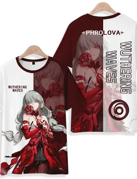Phrolova Game Wuthering Waves Cosplay T-shirt 2025 New 3D Print Kid Anime Cartoon Tops Summer Men Women Short Sleeve O-Neck Tees - Aliexpress - FashionsVida