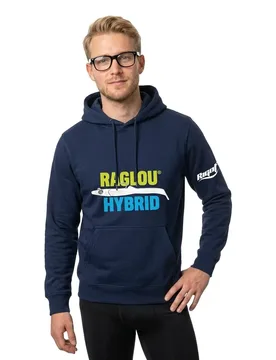 Raglou® Hybrid Hoodie Blue L Men - Ragot - FashionsVida