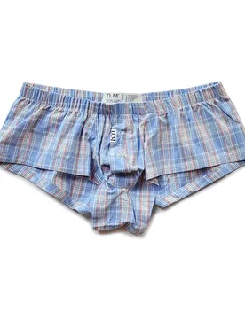 Men's Plaid Boxer Shorts Underwear Sexy Home Cueca Masculina Ropa Interior Hombre Boxer Para Hombre Comfortable Underpants Alo - Aliexpress - FashionsVida