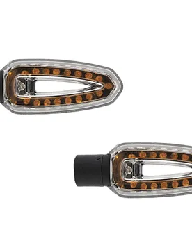 Coppia Frecce Led Omologate Carbonio Fume Chaft Falcon Universali - Vario - FashionsVida