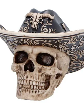 Gothic Totenkopf - Wild West - multicolor - None - unisex - Nemesis Now - FashionsVida