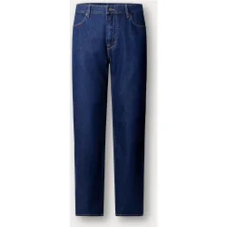 Pantalón vaquero de hombre de corte recto en algodón lavado