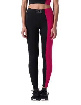 Leggings Jersey Strechech Bicolor Black / Bright Pink L - Everlast - FashionsVida