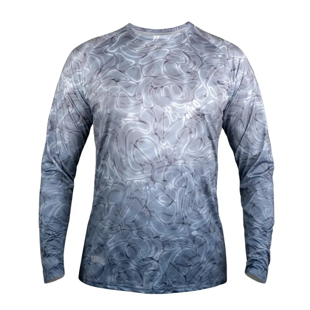 Vortex Air Uv Long Sleeve T-shirt Grey M Men - Golden Catch - FashionsVida