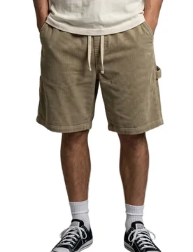 Chippy Chill Mens 22" Cord Shorts Male - - Size: L - BamBooBay - FashionsVida