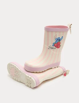 Kids' Lilo & Stitch™ Wellies (4 Small - 2 Large) Pink Mix Female - M&S - FashionsVida