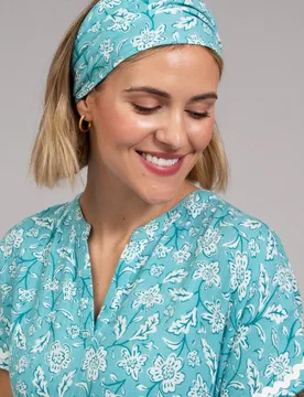 Womens 100% Organic Cotton Bandana Hairband - - Size: ONESIZE - Kite Clothing - FashionsVida