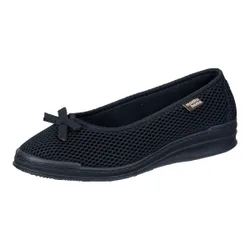 Hausschuh-Ballerina schwarz 37 Damen