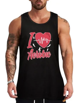 I love aerobic Tank Top Rugged Workwear Tank Top Durable Sleeveless Wear - Aliexpress - FashionsVida