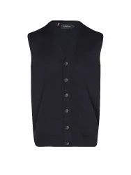 Chaleco de punto azul oscuro 58