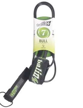 Leash De Surf Surf Bull Black / Green 8´ unisex - Balin - FashionsVida
