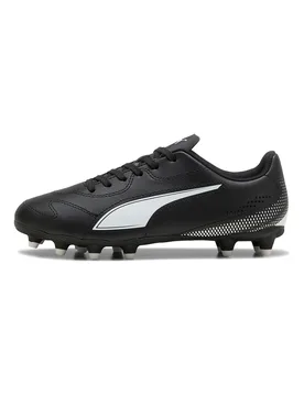 Scarpe da calcio nere per terreni naturali ed erba artificiale Vitoria II FG/AG Jr 34 - Puma - FashionsVida