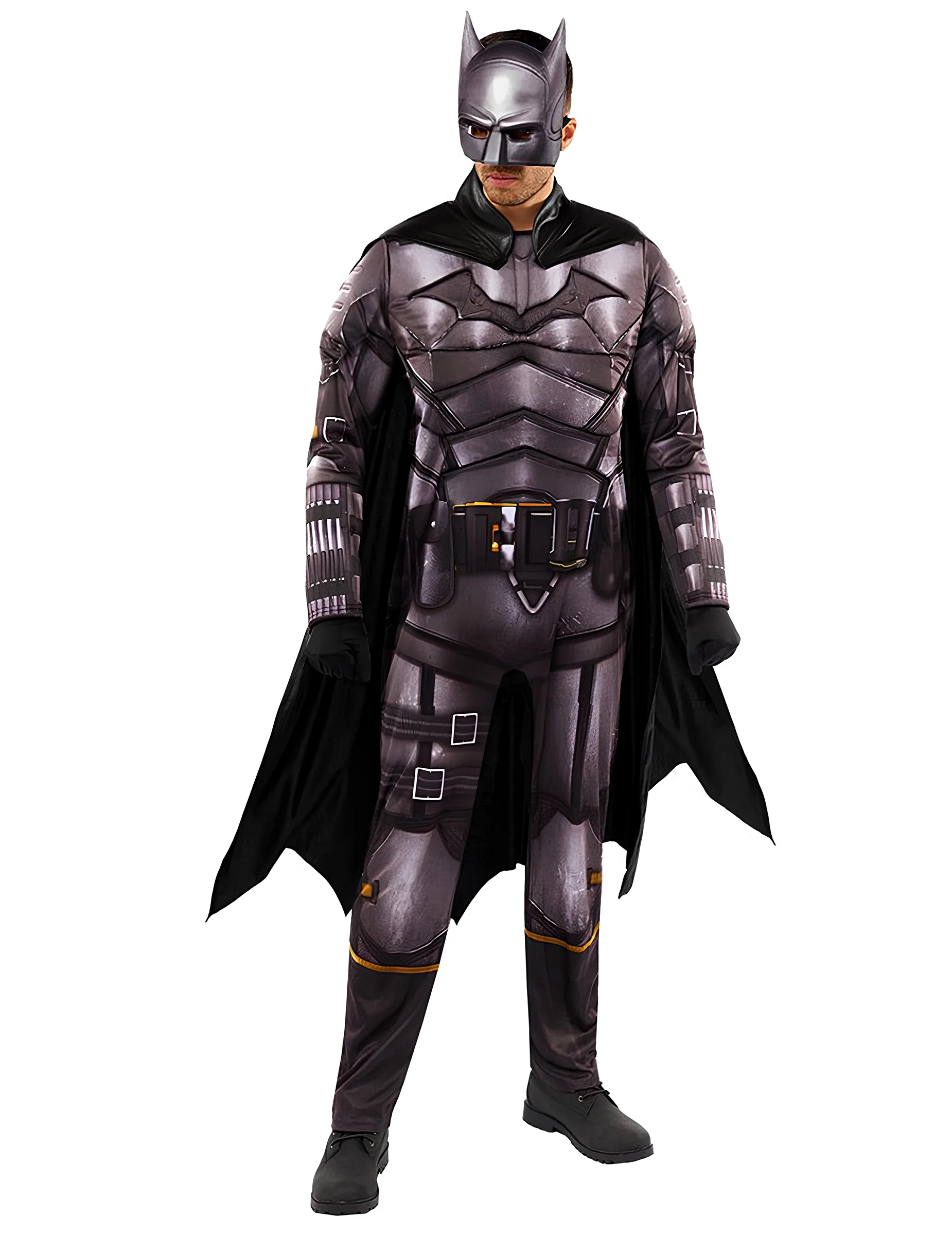Batman Luxus Kostüm Herren grau-schwarz - male - RIETHMULLER - FashionsVida