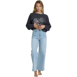 Vaquero de corte ancho de mujer Free Fall Indigo