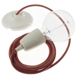 Cables Suspension Luminaire Rz28 Zigzag 1 M Fire Red / Grey / White One Size