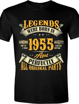 Th Birthday Shirt for Men, Legends were Born in 1955, Vintage 70 Years Old Tee T Shirt - Aliexpress - FashionsVida