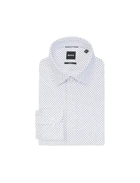 Camisa Slim Fit P-HANK blanco 45 - BOSS - FashionsVida