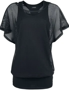 Gothic T-Shirt - When The Heart Rules The Mind - S bis 5XL - für Damen - Größe XL - schwarz - Frauen - female - Gothicana by EMP - FashionsVida