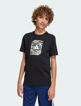 T-shirt Camo Box Junior 9-10A Black - Adidas - FashionsVida