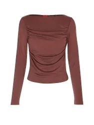 Hugo Camiseta de manga larga DAENI marrón S