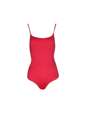 Costume da bagno basic da donna rosso 38 - Mrs & HUGS - FashionsVida
