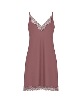 Nachthemd - Sleepshirt PURE SHINE java marrone chiaro L - Mey - FashionsVida