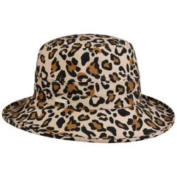 Rain Hat with Leopard Pattern by - beige - Damen - Size: M (56-57 cm)