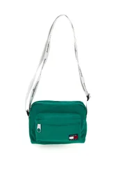 Borsa a Tracolla Verde in Tessuto con Tracolla con Logo Tommy Jeans 18462