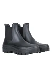Lynx Womens Chelsea Wellies - Black - Black - Size: 8