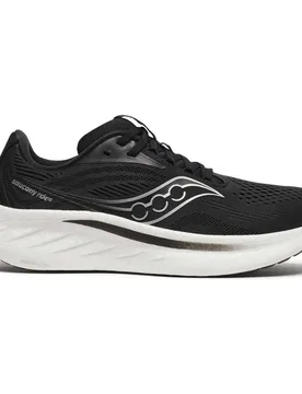 Ride 18 Running Shoes Black / White UK 8 Women - Saucony - FashionsVida