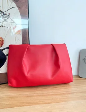 Bolso de mano tejido con forma de sobre pequeño, bolso de mujer estilo vintage Unitalla - Shein - FashionsVida