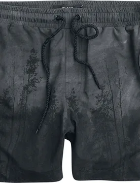 Badeshort - Rooted in Reverence - S bis XXL - für Männer - Größe XL - schwarz - Männer - male - Black Premium by EMP - FashionsVida