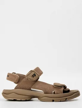 Womens Flatform Sandals In Dark Taupe - Brown - Size Uk 6 - Balenciaga - FashionsVida