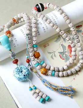 Star Moon Bodhi Seed Multi Loop Bracelet Original Cultural Games Magnesite Turquoise Peaceful Clasp Chinese Necklace - Aliexpress - FashionsVida